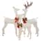LED Glittered Reindeer Family Outdoor Christmas Décor Set